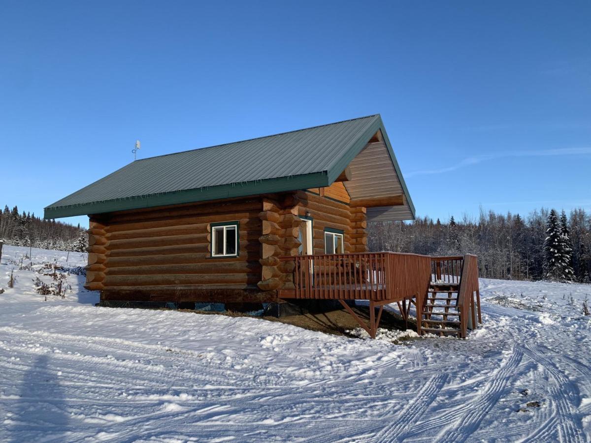 Secluded Log Cabin, 30 Min From Chena Hot Springs Pleasant Valley Buitenkant foto